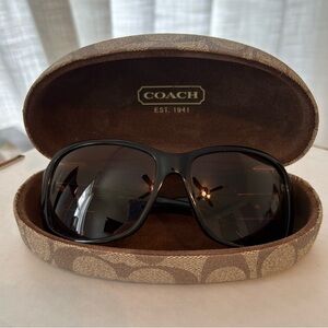 Coach Nina Gradient Signature C Sunglasses (S494, Tortoise) with Case
